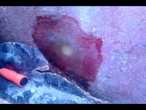 Sea cast repair #6: Explanation of  why you have to grind fiberglass between layups.