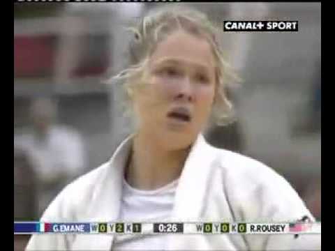 JUDO 2007 World Championships: Ronda Rousey (USA) Gevrise Emane (FRA)