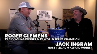 Roger Clemens &amp; host Jack Ingram