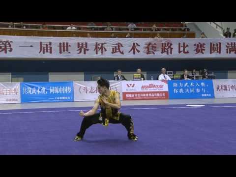 1st Taolu World Cup - Po Wei Lai (TPE) - Men's Nanquan - 2nd Place