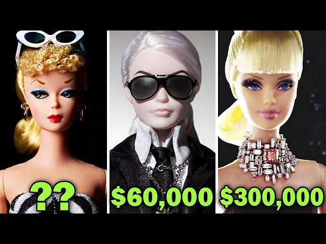 Vídeo relacionado con Barbie Basics, Muñeca 09 para coleccionistas con Pelo castaño, Vestido Dorado y Zapatos de tacón con Tiras, Ropa Intercambiable con Otras muñecas y Cuerpo articulado, JJX28