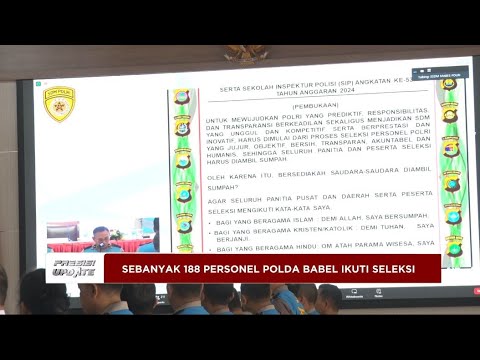 PRESISI UPDATE : POLDA BABEL GELAR PENANDATANGAN PAKTA INTEGRITAS 26/02/2024 20.00