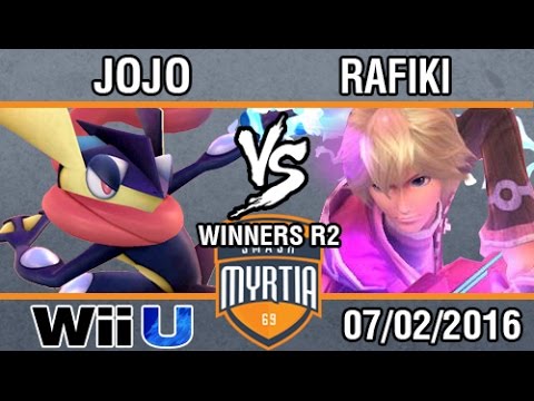 [SmashMyrtia69] Jojo (Greninja) vs Rafiki (Shulk, ZSS) SSB4 Winners R2