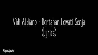 Download lagu Vidi Aldiano - Bertahan Lewati Senja (Lyrics) mp3