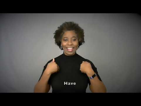 American Sign Language: Have a Good Weekend