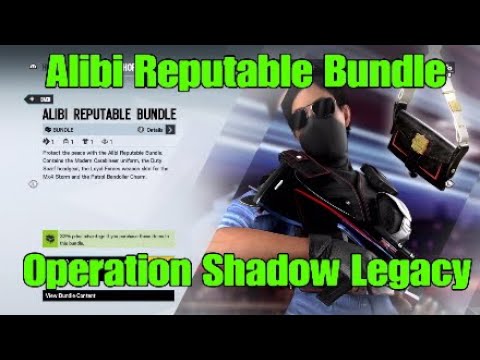 BRAND NEW Alibi Reputable Bundle - Rainbow Six Siege