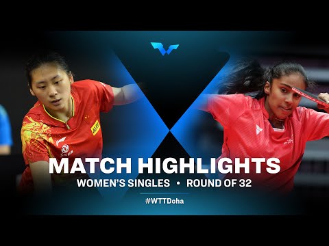 Chen Yi vs Prithika Pavade | WS | WTT Contender Muscat 2022 (R32)