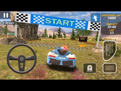 Police Drift Car Driving - Sport Police Car - Pink Smoke Unlocked - Android Gameplay 3D