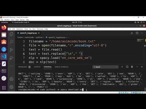 Python NLTK spaCy - Parts of speech tagging