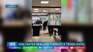 Turbazo en tienda Entel en Rancagua termina con 4 delincuentes detenidos