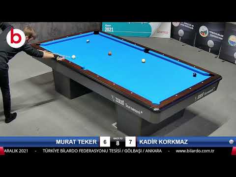 MURAT TEKER & KADİR KORKMAZ Bilardo Maçı - 