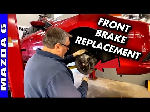 How To Replace Front Brakes 2014-2017 Mazda 6