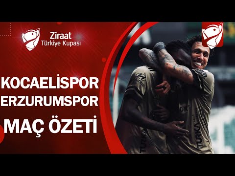 Kocaelispor 3-1 Erzurumspor | MAÇ ÖZETİ | Ziraat Türkiye Kupası 1.Hafta Maçı