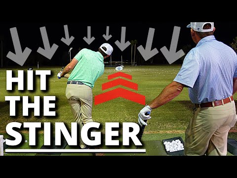 How To Hit A STINGER With Wrist Angle And LOW Finish