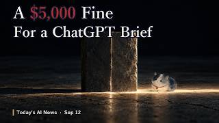 New Mexico Fines a ChatGPT Lawyer $5,000 / Amazon Sells Ad Space Inside ChatGPT|2026.09.12 AI News