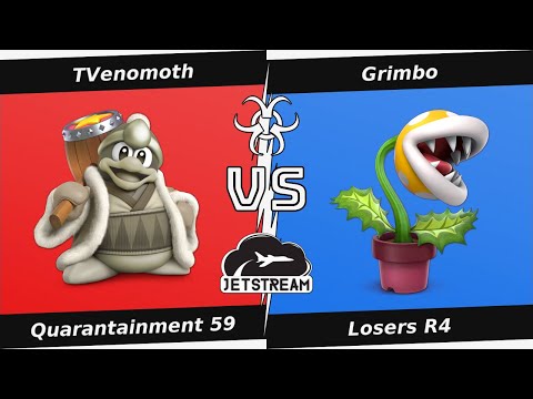 Quarantainment 59 Losers R4 - TVenomoth (King DDD) Vs Grimbo (Piranha Plant) - SSBU