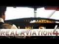 [1080p] Landing from the flightdeck /w ATC: SLM A340-311 (Real Aviation)