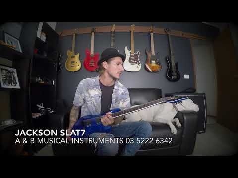 Jackson  SLATX7 QM MS Trans Blue Burst image 10