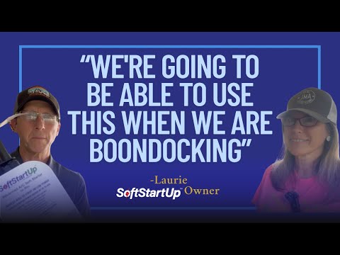 Matt & Laurie start their RV A/C with the help of SoftStartUp