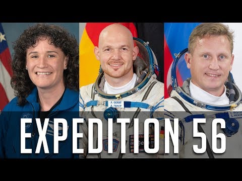ISS Expedition 56 Transfer - Alexander Gerst, Serena M. Auñón-Chancellor, and Sergey Prokopyev