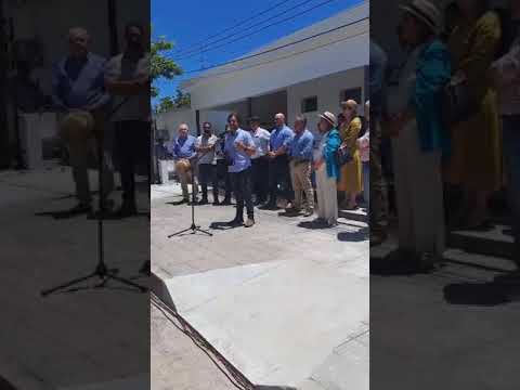Presidente Lacalle Pou inauguró  obras de remodelación en Pol.pueblo Risso