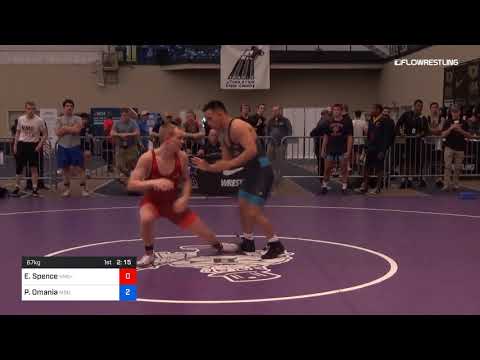 67 Kg Round Of 16 Erik Spence NMU OTS Vs Peyton Omania Michigan State