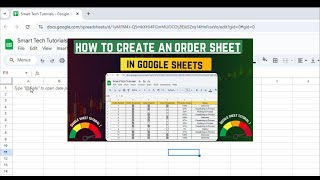 How to create an Automated Order Sheet in Google Sheets - Gauge Chart - Google Sheet Formulas