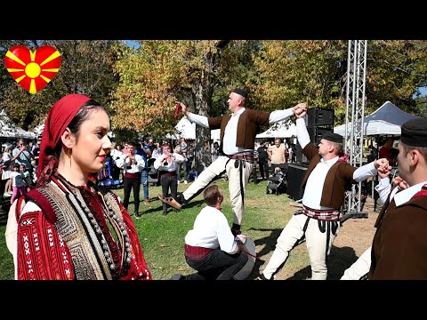 Traditional Macedonian food and songs