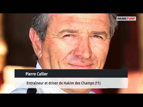 Pierre Callier, entraîneur et driver de Hakim des Champs (07/06 à Vichy)