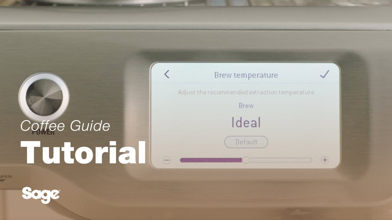 How to adjust the brew temperature
