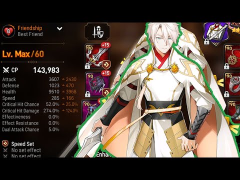 Epic Seven - 285 Speed Zahhak vs ARavi RTA Gameplay