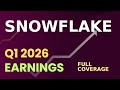 Snowflake SNOW Q1 FY 2026 Earnings Full Coverage