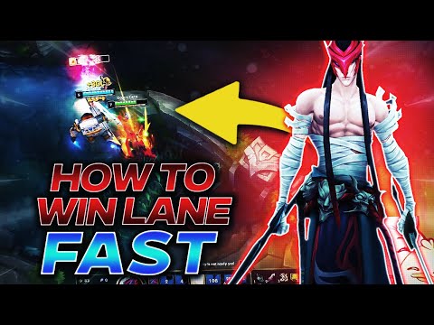 How to play Yone and QUICKLY win lane! (They FF 15!)