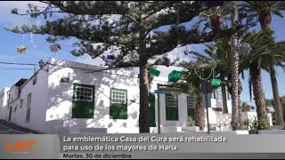 La emblem&aacute;tica Casa del Cura ser&aacute; rehabilitada para uso de los mayores de Har&iacute;a