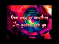One Way Or Another Lyrics Blondie