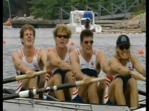 1996 Atlanta Olympics Rowing Mens 4- semi-final 2
