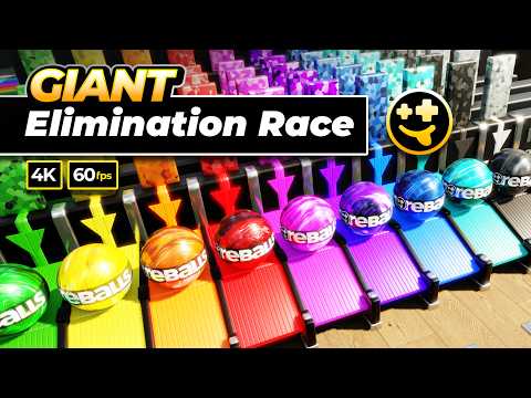 *GIANT* Marble Race  | #marbles #marblerun #marblerace #asmr #sensory