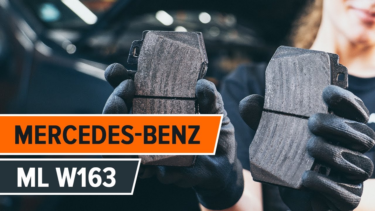 Elülső fékbetétek-csere Mercedes ML W163 gépkocsin – Útmutató