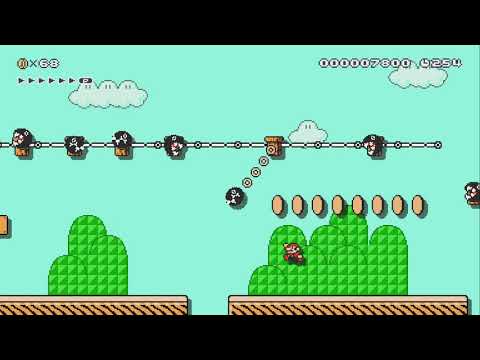 Chain Chomp Romp by mossbag - Super Mario Maker 2 - No Commentary 1bu