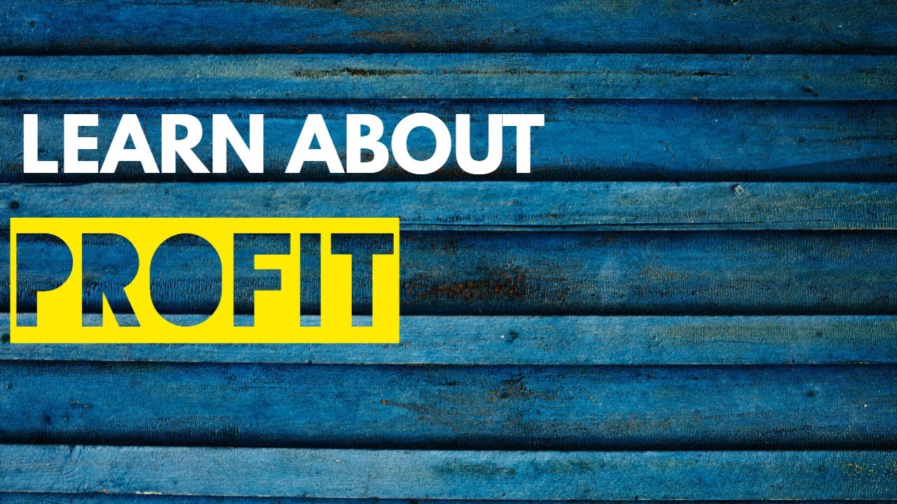 VERY IMPORTANT! PROFIT Part 1 in 3 mins | Economics Help