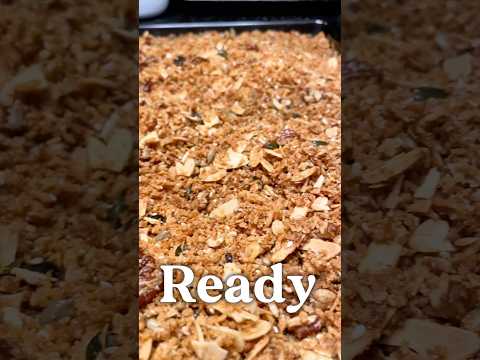How to make Healthy Delicious Granola. I don’t buy breakfast cereal anymore!