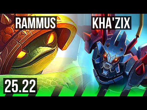 RAMMUS vs KHA'ZIX (JGL) | KR Master | 25.22