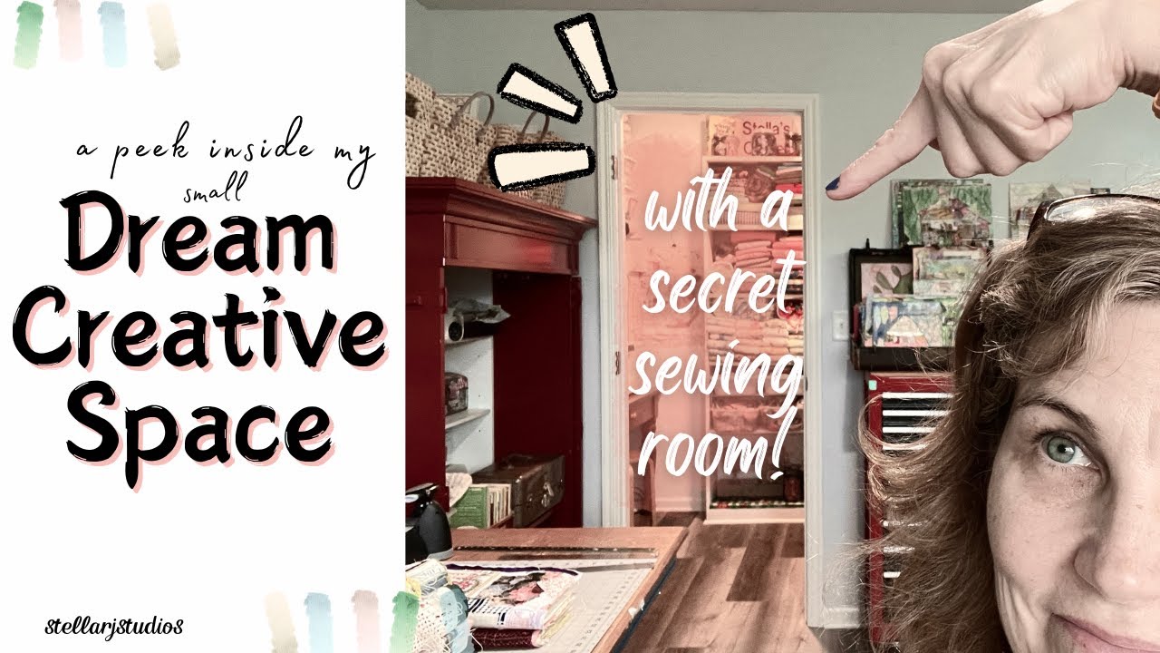 Creative Solutions for Craft Room Storage, Small Art Studio Tour, Smart Design for a Creative Space