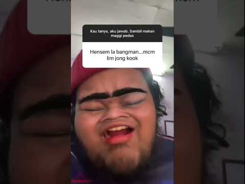 KOMPILASI LAWAK BANGMAN| AIMANSALIM KAU TANYA AKU JAWAB EDISI MAKAN MAGGI PEDAS