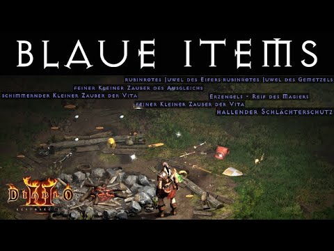D2R Wertvolle blaue Items - Starke magische Gegenstände!