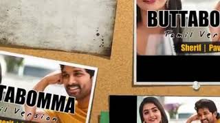 Buttapomma song Tamil version full video in tamil