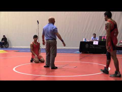 2013 Wesmen Invitational: 57 kg Shervin Sabet vs. Mokhtar Hakimi