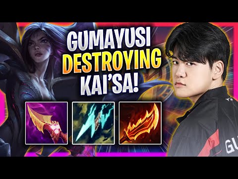GUMAYUSI DESTROYING WITH KAI'SA! - T1 Gumayusi Plays Kai'sa ADC vs Zeri! | Season 2024