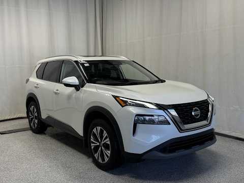 2021 Nissan Rogue in White for sale at Park Mazda in Sherwood Park, AB