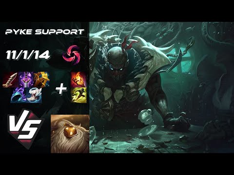 SUPPORT Pyke vs Bard - EU Grandmaster Patch 25.S1.6
